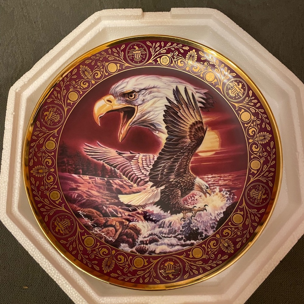 Franklin Mint Royal Doulton Shores of Freedom Collectors Plate